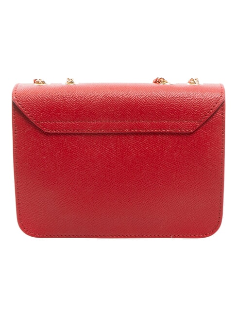 BELLA  Mini bolso bandolera, en piel. rojo veneciano - Bolsos Mujer