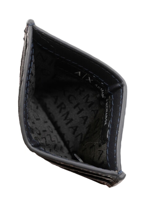 A|X Business Tarjetero de piel azul marino profundo - Carteras Hombre