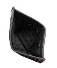 ARMANI EXCHANGE A|X Business Tarjetero de piel azul marino profundo - Carteras Hombre - 3