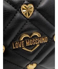 LOVE MOSCHINO EMBOSSED Bolso de mano negro - Bolsos Mujer - 3