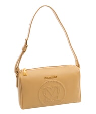 LOVE MOSCHINO LITTLE STUDS Bolso de hombro con tachuelas arena - Bolsos Mujer - 2