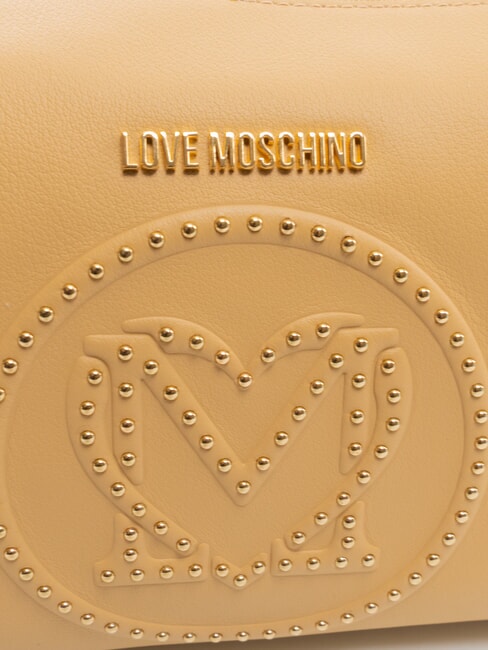 LITTLE STUDS Bolso de hombro con tachuelas arena - Bolsos Mujer