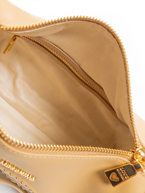 LITTLE STUDS Bolso de hombro con tachuelas arena - Bolsos Mujer