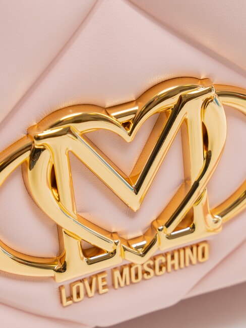 GEOMETRIC Bolso convertible con solapa polvos - Bolsos Mujer