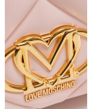 LOVE MOSCHINO GEOMETRIC Bolso convertible con solapa polvos - Bolsos Mujer - 3