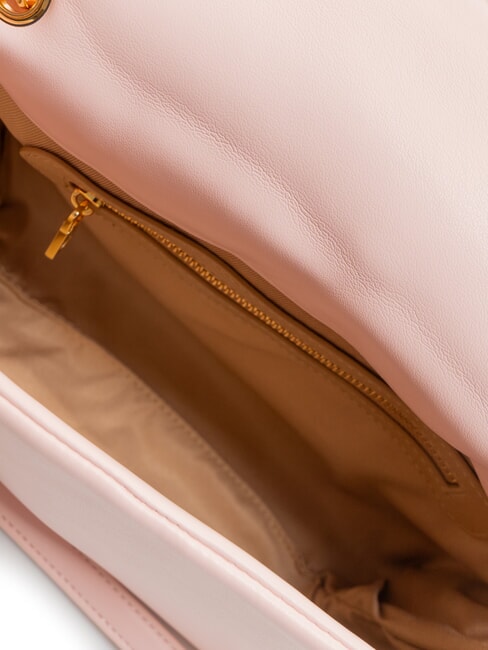 GEOMETRIC Bolso convertible con solapa polvos - Bolsos Mujer