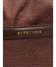 BORBONESE DOWNTOWN Large Bolso de hombro terracota - Bolsos Mujer - 3
