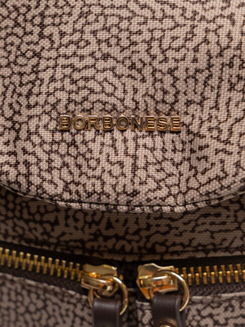 FLEXOS ZIP Mochila marr&oacute;n oscuro/natural - Bolsos Mujer