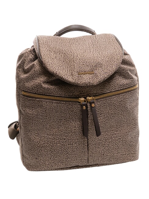 FLEXOS ZIP Mochila marr&oacute;n oscuro/natural - Bolsos Mujer