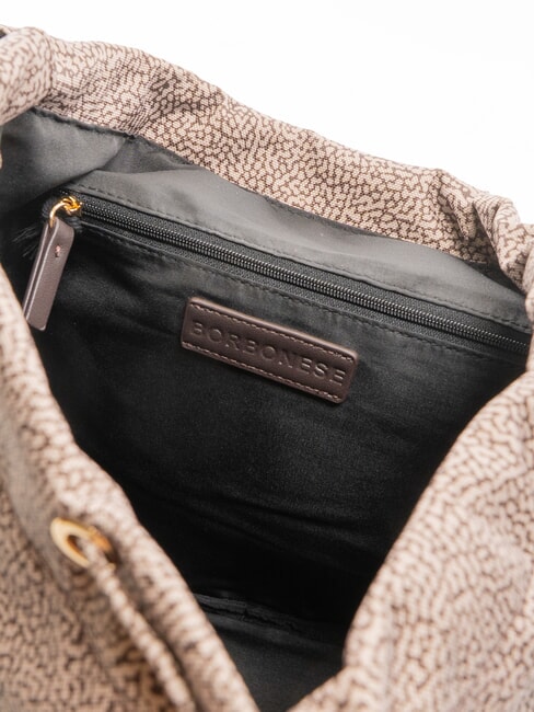 FLEXOS ZIP Mochila marr&oacute;n oscuro/natural - Bolsos Mujer