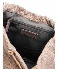 BORBONESE FLEXOS ZIP Mochila marr&oacute;n oscuro/natural - Bolsos Mujer - 5