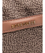 BORBONESE DOWNTOWN Large Bolso de hombro polvo/op natural - Bolsos Mujer - 3