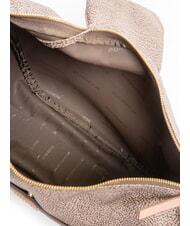 BORBONESE DOWNTOWN Large Bolso de hombro polvo/op natural - Bolsos Mujer - 5