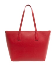 FURLA CLASSIC Bolso shopper de piel con estampado Andrómeda rojo veneciano - Bolsos Mujer - 4