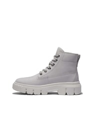 TIMBERLAND GREYFIELD Botines de piel gris violeta - Zapatos Mujer - 3