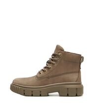 TIMBERLAND GREYFIELD Anfibios de cuero nubuck marrón medio - Zapatos Mujer - 3