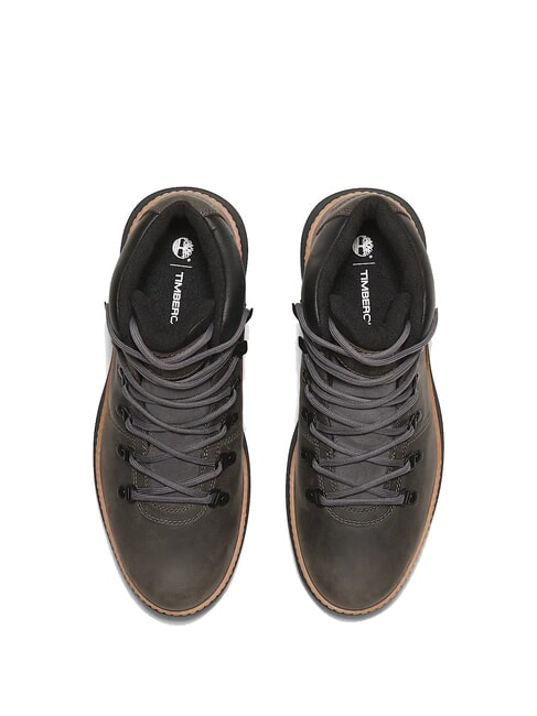 HUDSON ROAD zapatos de cuero grano completo gris oscuro - Zapatos Hombre