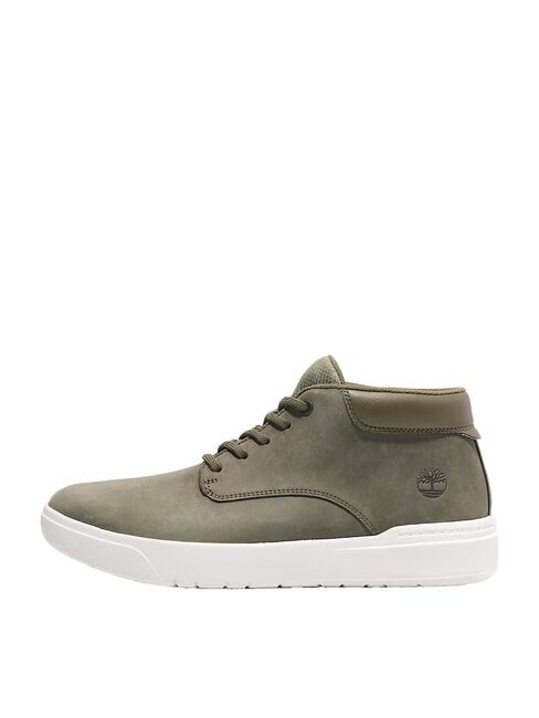 SENECA BAY Zapatillas de cuero nubuck verde oscuro - Zapatos Hombre