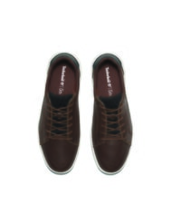 TIMBERLAND SENECA BAY Zapatillas de cuero para hombre grano completo marrón oscuro - Zapatos Hombre - 5