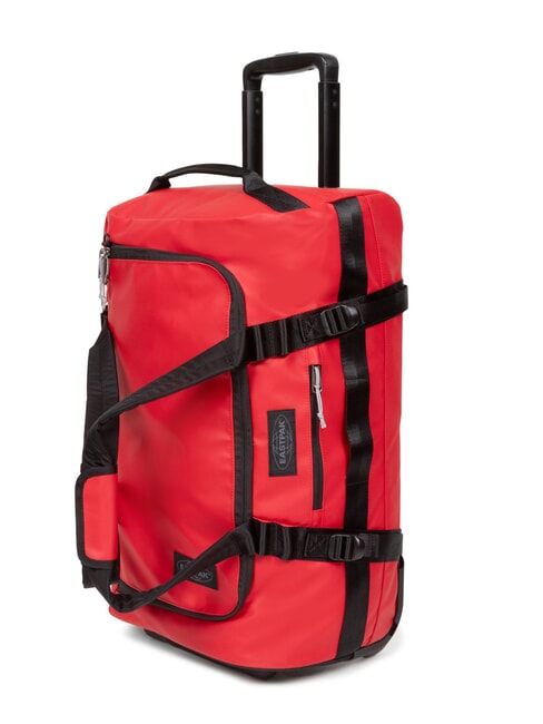 DUFFEL PACK WHEEL S Bolsa de lona pequeña con ruedas y repelente al agua lona roja - Equipaje de mano