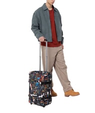 EASTPAK TRANSIT'R S x BASQUIAT Carro de equipaje de mano Basquiat Reyes de Egipto 2 - Equipaje de mano - 8