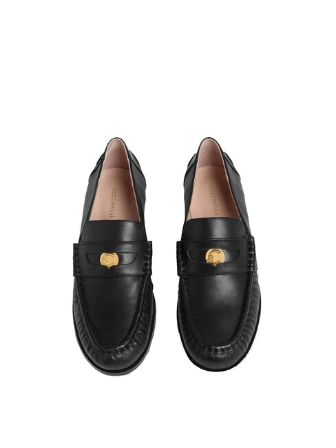 C-PENNY LOAFER Mocasines de piel lisa negro - Zapatos Mujer