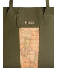 ALVIERO MARTINI PRIMA CLASSE WINDY CITY Bolsa de compras grande verde musgo - Bolsos Mujer - 3