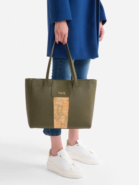 WINDY CITY Bolsa de compras grande verde musgo - Bolsos Mujer