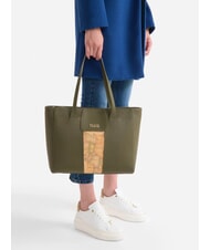 ALVIERO MARTINI PRIMA CLASSE WINDY CITY Bolsa de compras grande verde musgo - Bolsos Mujer - 5