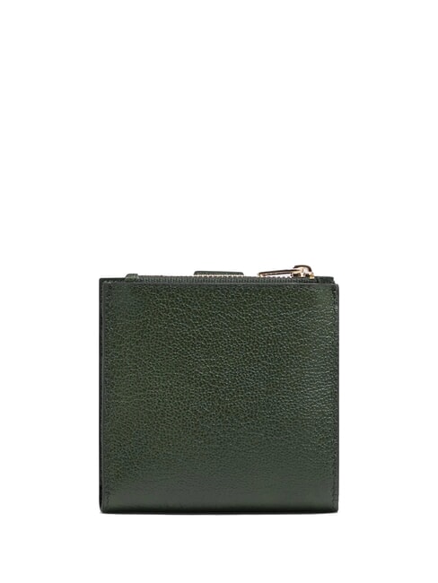 W140 Cartera plana de cuero VERDE - Carteras Hombre