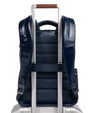 PIQUADRO BLUE SQUARE Mochila para portátil de 14" con control rápido azul - Mochilas para portátil - 3