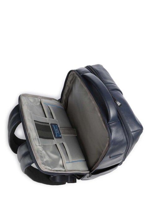 RUSSEL Mochila de cuero para port&aacute;til de 15,6" azul - Mochilas para port&aacute;til