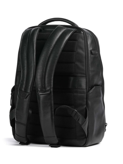 RUSSEL Mochila para portátil de 14", en piel negro - Mochilas para portátil