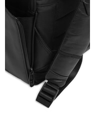 PIQUADRO RUSSEL Mochila para portátil de 14", en piel negro - Mochilas para portátil - 3