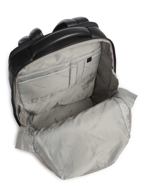 RUSSEL Mochila para portátil de 14", en piel negro - Mochilas para portátil