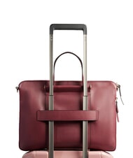 PIQUADRO CIRCLE Bolso para portátil de piel de 14" Burdeos - Maletines de Trabajo - 3