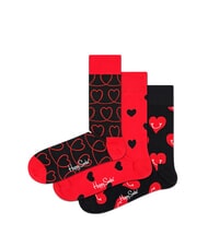 HAPPY SOCKS I LOVE YOU Lote de regalo de 3 pares de calcetines - Calcetines de mujer