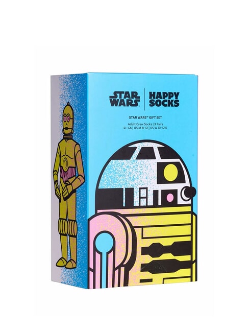 STAR WARS Lote de regalo de 3 pares de calcetines negro - Calcetines de hombre