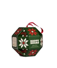 HAPPY SOCKS SNOWFLAKE Lote de regalo de 1 par de calcetines verde oscuro - Calcetines de hombre - 3