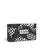 HAPPY SOCKS BLACK AND WHITE Lote de regalo de 3 pares de calcetines negro - Calcetines de mujer - 5