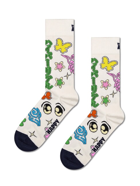 SPINNING WHEEL Lote de regalo de 2 pares de calcetines blanco - Calcetines de mujer