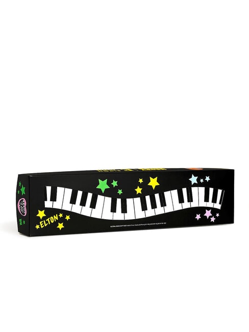 ELTON JOHN Lote de regalo de 6 pares de calcetines amarillo - Calcetines de hombre