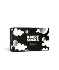 HAPPY SOCKS BLACK AND WHITE Lote de regalo de 3 pares de calcetines negro - Calcetines de hombre - 5