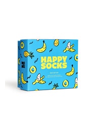 HAPPY SOCKS FRUITS SOCKS Lote de regalo de 2 pares de calcetines turquesa - Calcetines de mujer - 4