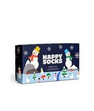 HAPPY SOCKS SNOWM Lote de regalo de 3 pares de calcetines multicolor - Calcetines de hombre - 5