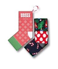 HAPPY SOCKS X-MAS Lote de regalo de 3 pares de calcetines multicolor - Calcetines de hombre - 5