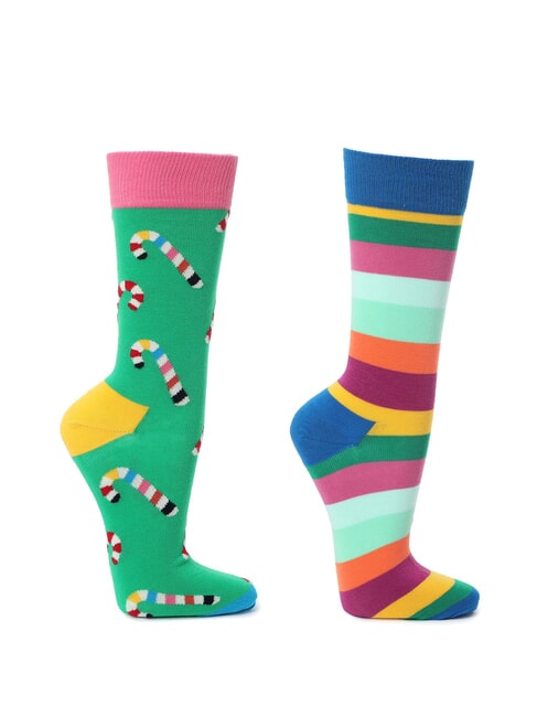 CHRISTMAS CRACKER Lote de regalo de 2 pares de calcetines 7302 - Calcetines de hombre