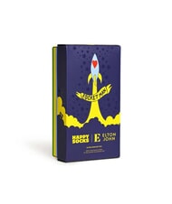 HAPPY SOCKS ELTON JOHN Lote de regalo de 3 pares de calcetines negro - Calcetines de hombre - 5