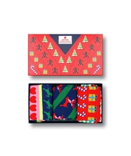 HAPPY SOCKS X-MAS SWEATER Lote de regalo de 3 pares de calcetines 4300 - Calcetines de hombre - 6