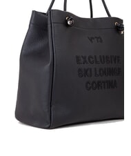 V73 CORTINA Bolso de compras de hombro negro - Bolsos Mujer - 3